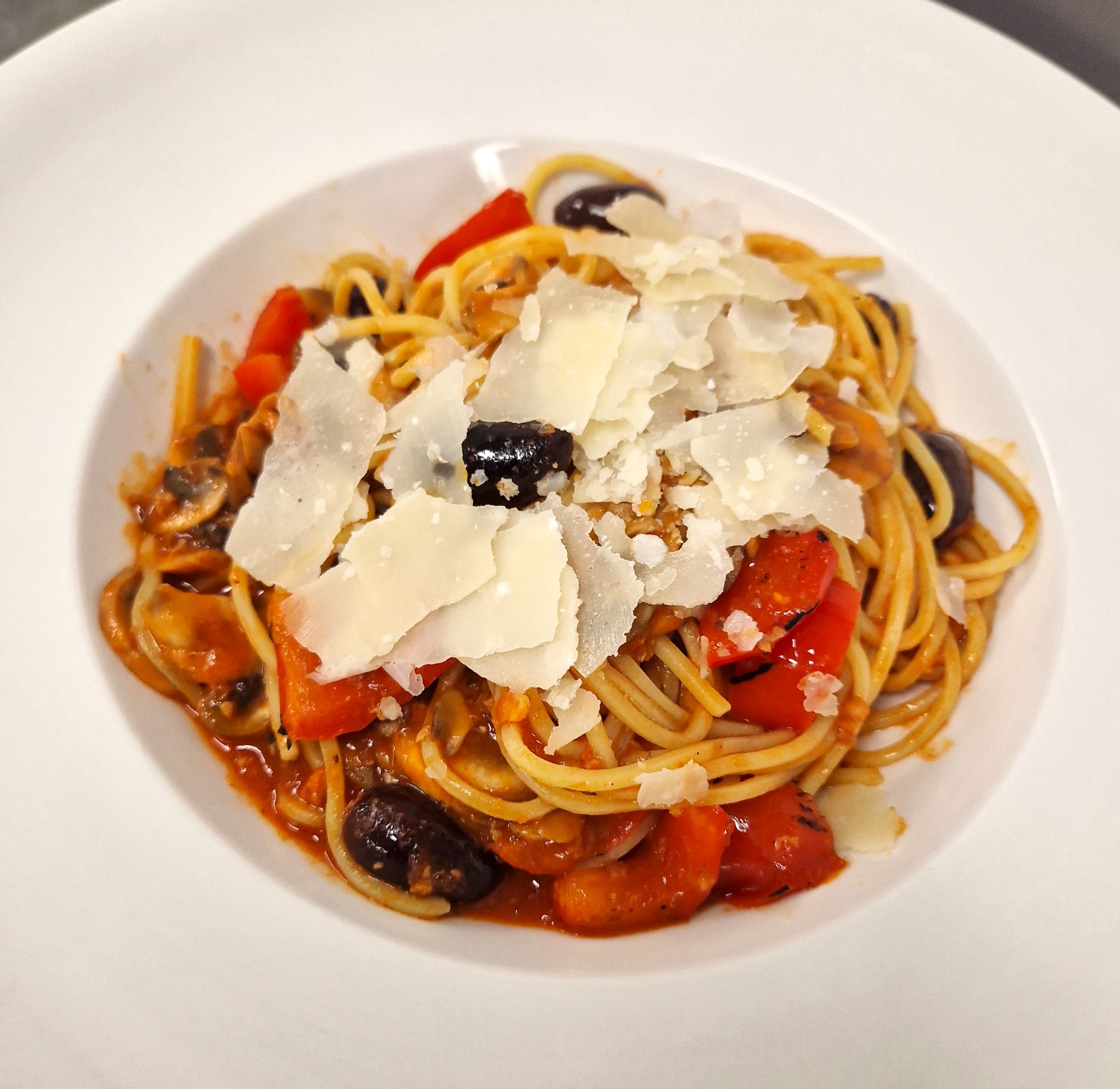 N’duja med grillad paprika & oliver