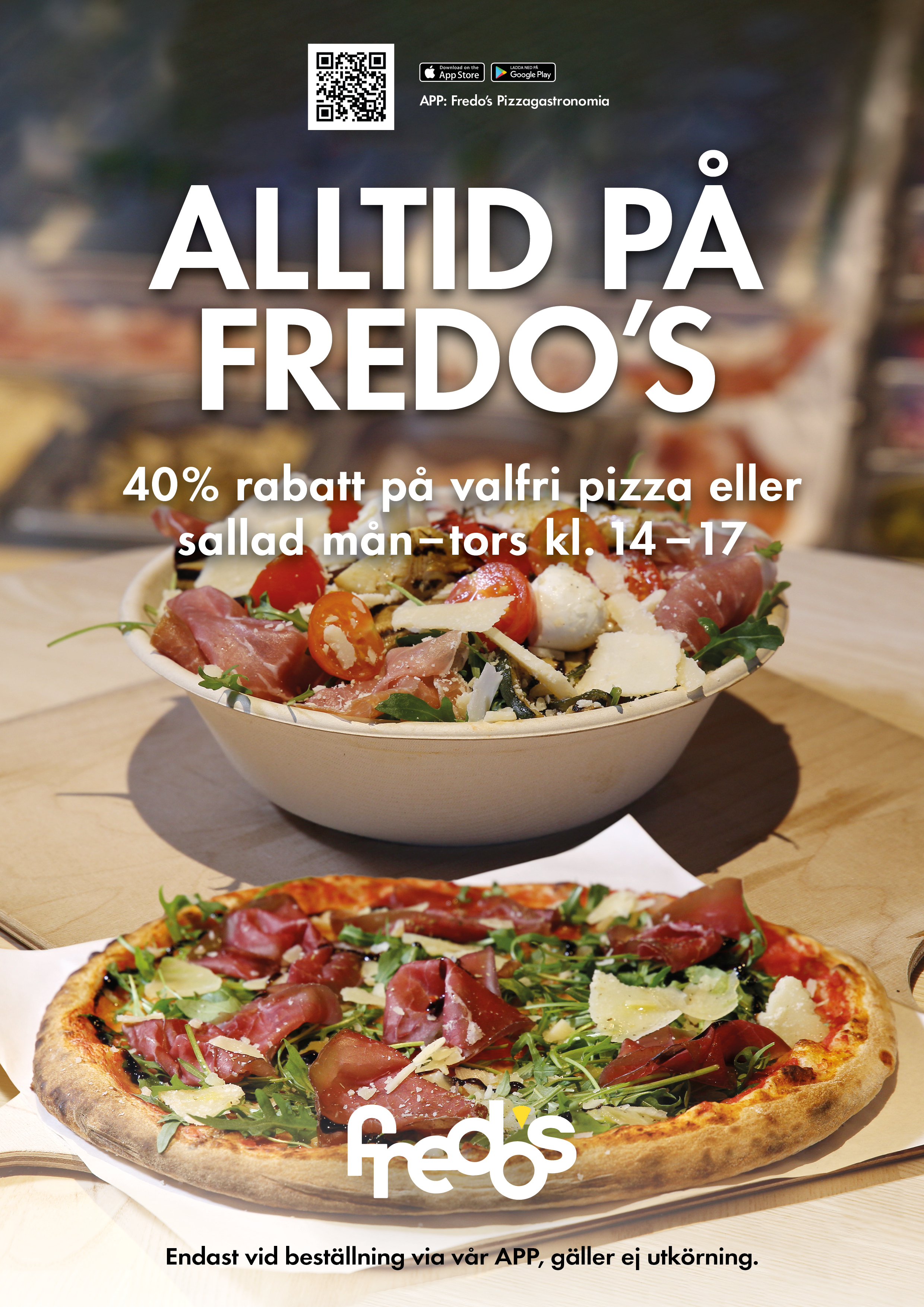 Erbjudanden på Fredos Pizzagastronomia i Malmö